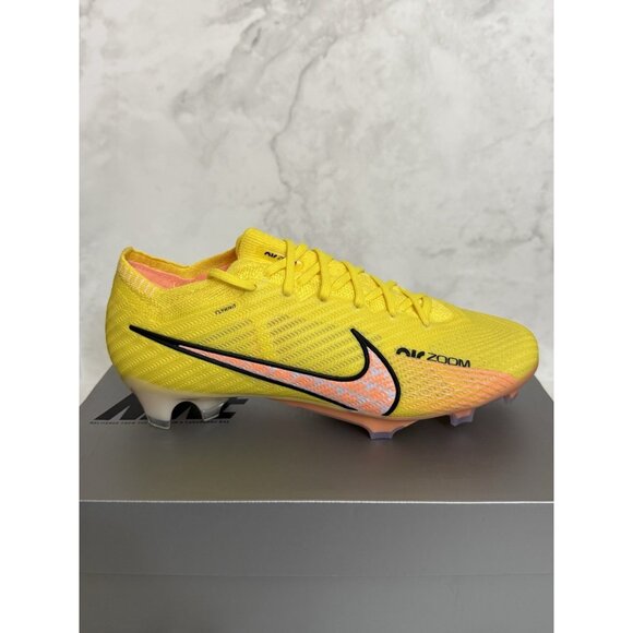 Nike Zoom Vapor 15 Elite FG Soccer Cleats Yellow DJ4978-780 Men’s Sizes main image 6